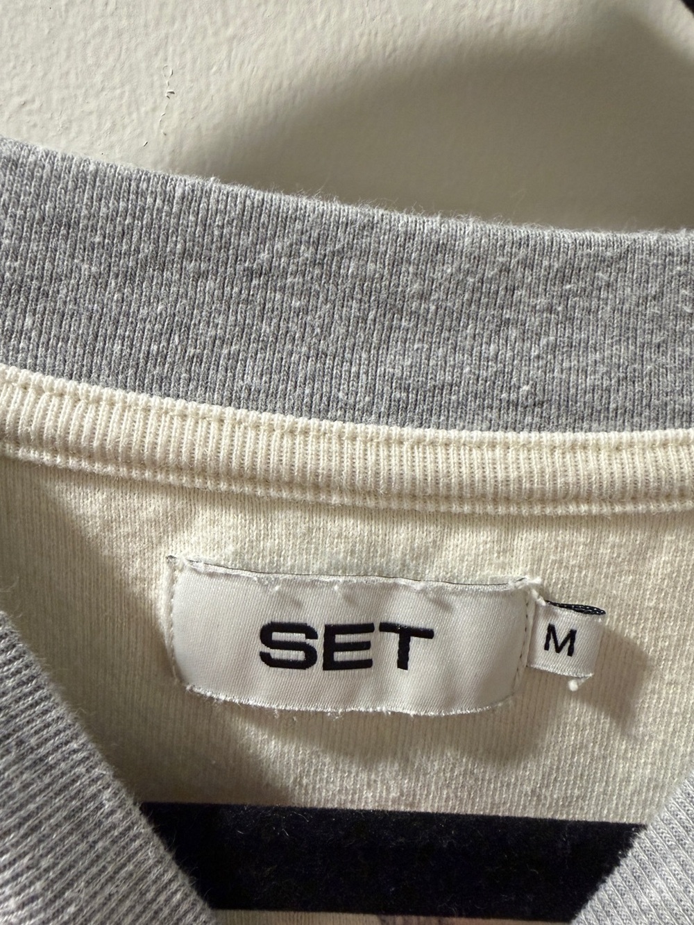 Set Active Midweight Sweats Staple Vintage Crewneck, Size M - Picture 7 of 8